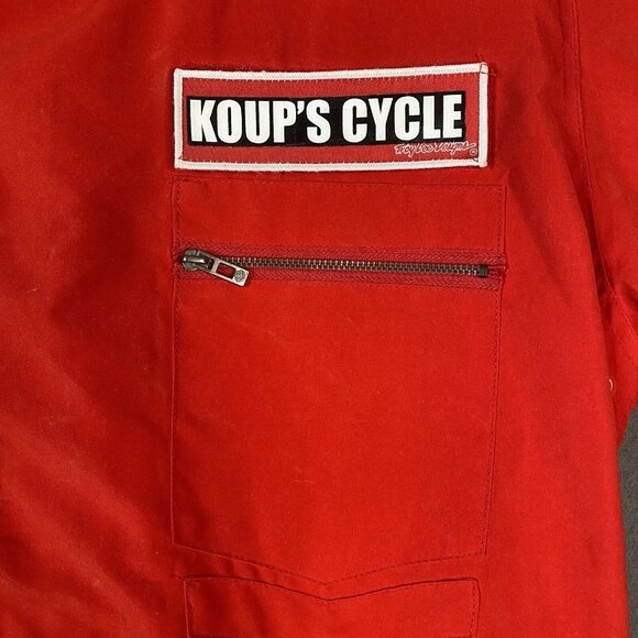 NWT Troy Lee Designs Pit Shirt XXL Full Zip 2 Patches Koup's Cycle Motorcycles - Picture 7 of 11